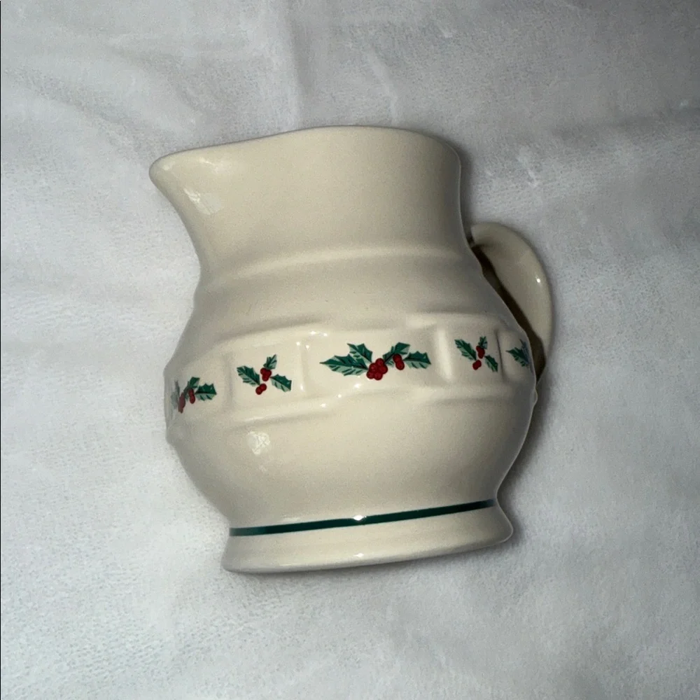 Longaberger Pottery Cream Teapot -Sugar And‎ Cream Set